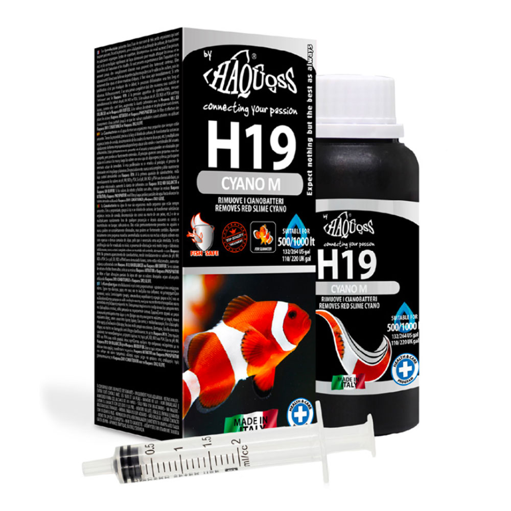 Haquoss H19 Cyano M Rimuove i Cianobatteri per 500/1000 Litri 100ml