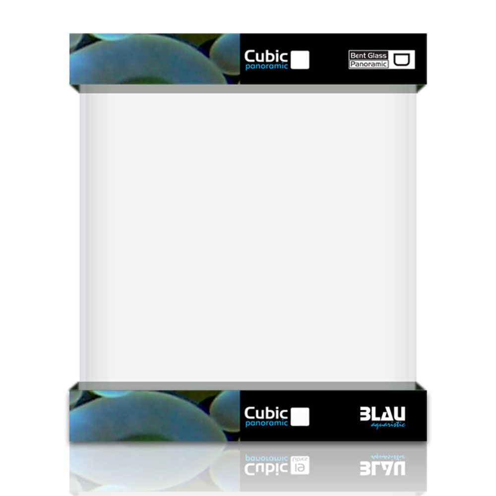 Blau Aquaristic Cubic Panoramic 19 Acquario 19lt 25x25x30cm