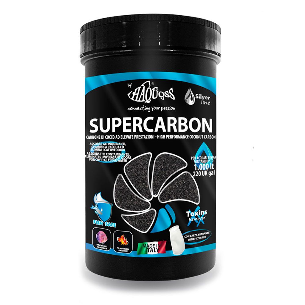 Haquoss Supercarbon Carbone di Cocco ad elevate prestazioni 1000ml 840gr