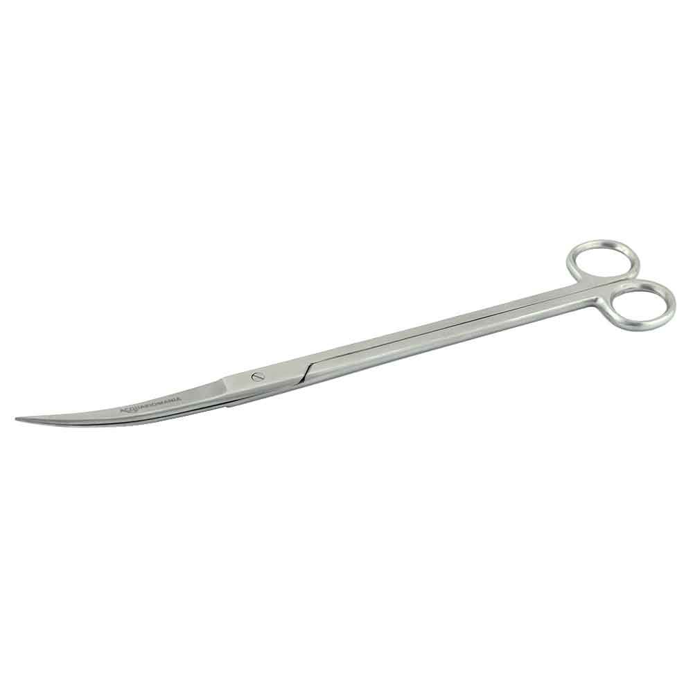 Acquariomania Forbici Acciaio Inox Punta curva 16cm