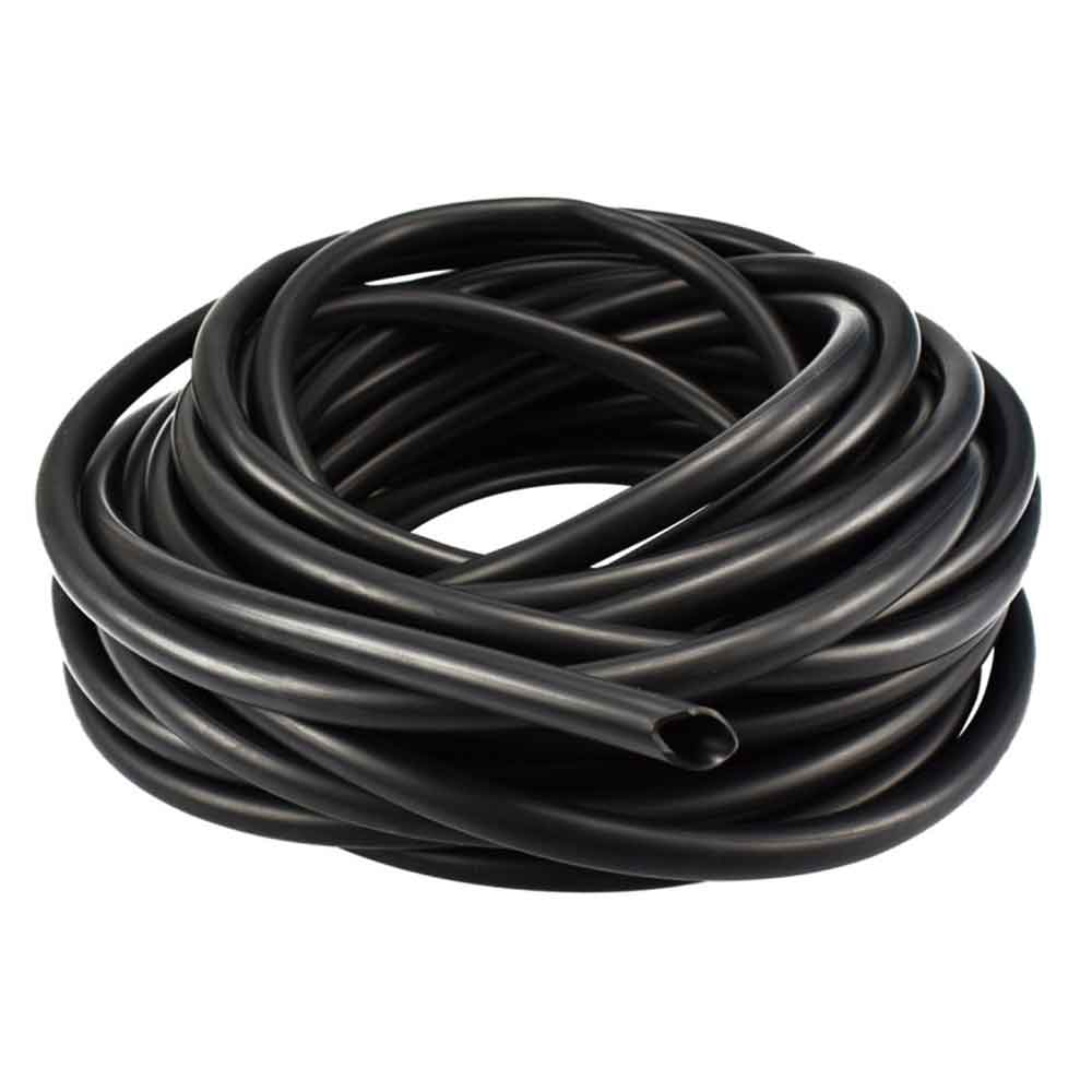 Tubo in silicone nero alimentare antialghe 16/22mm 2 metri