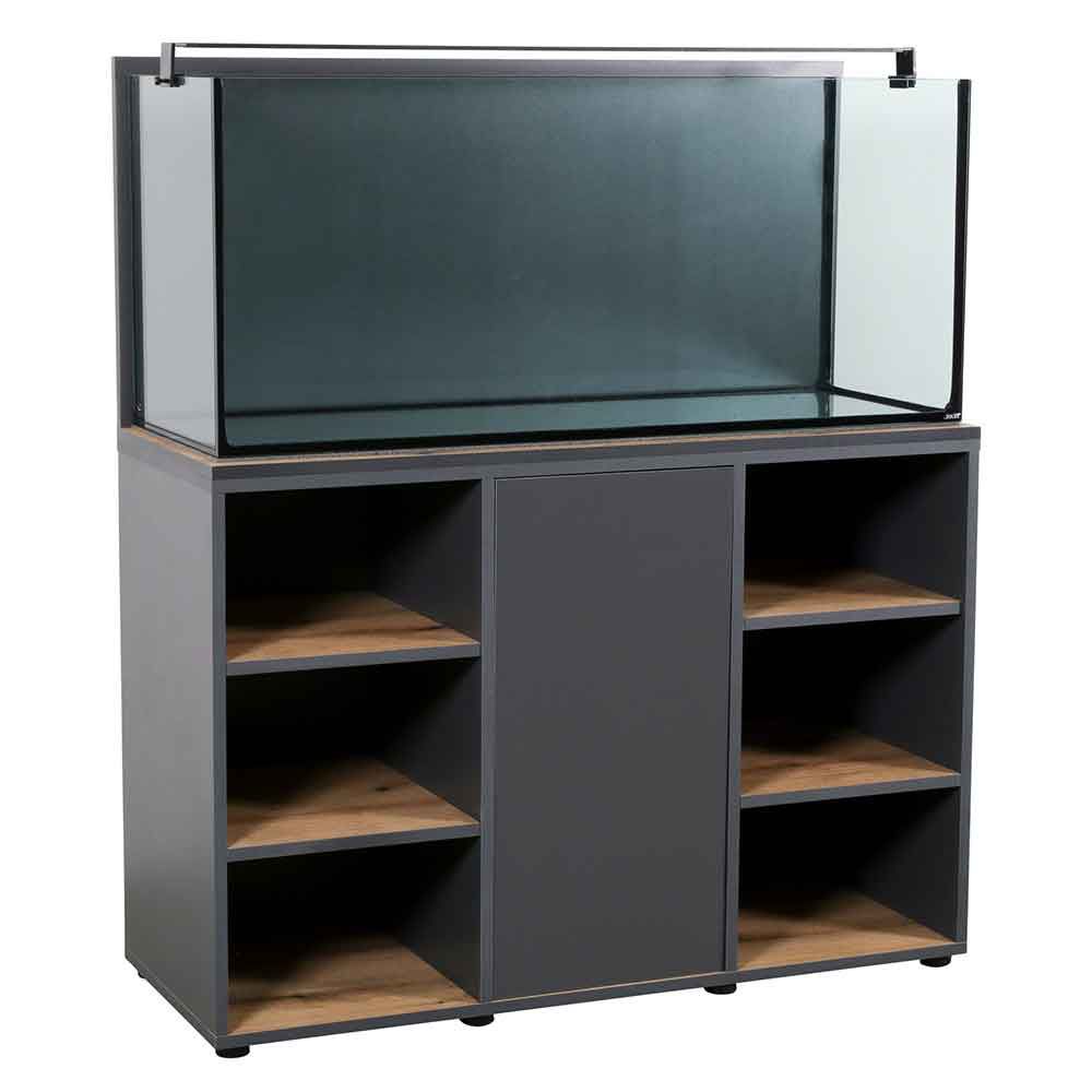 Zolux Acquario Aqua IdroMax Grigio 230 Completo con Supporto 111,8x45x137h cm