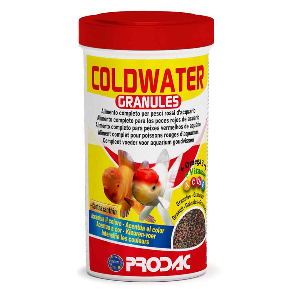 Prodac Coldwater granules mangime completo per pesci rossi 250ml 100gr