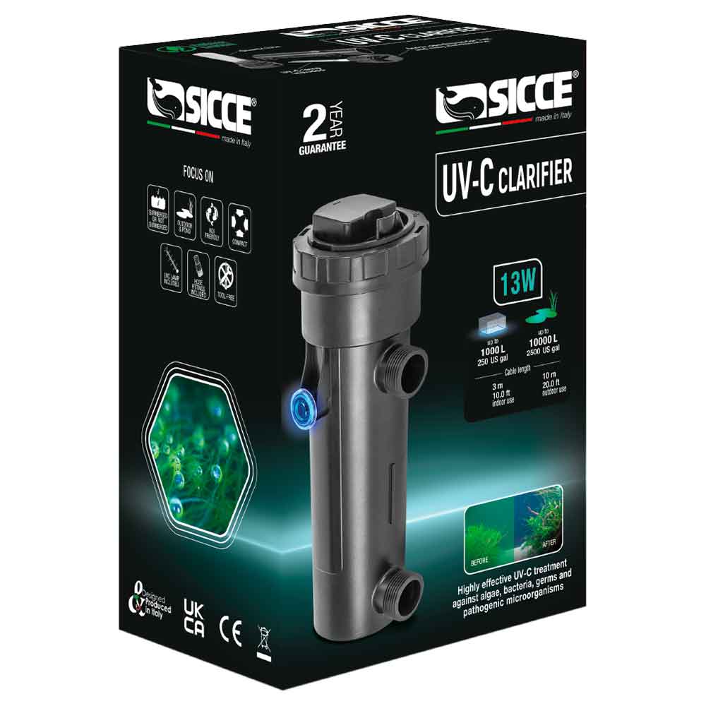 Sicce UV-C Clarifier Lampada sterilizzatrice 13W
