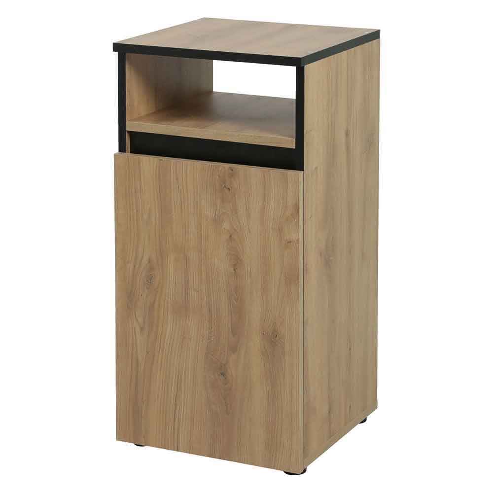 Zolux Mobile Supporto per Acquario Colonne 40 Rovere/Nero 400x400x800 mm