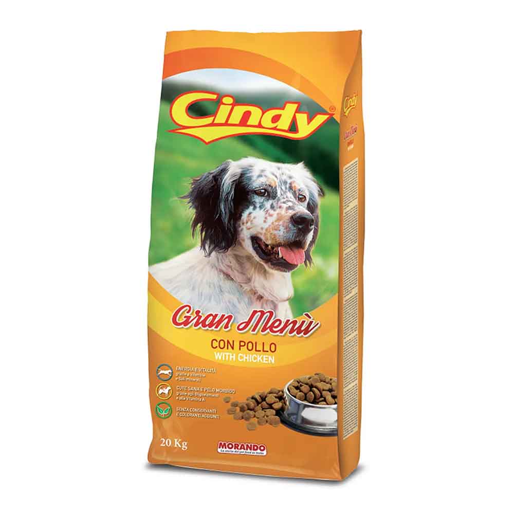 Morando Cindy Grand Menu Crocchette con Pollo per cani adulti 20Kg