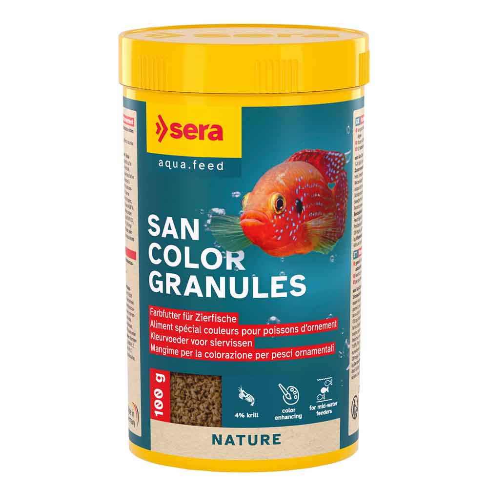 Sera San Color Granules Nature Mangime per la colorazione 250ml 100gr