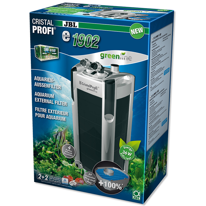 Jbl Filtro esterno Cristal Profi E1902 Greenline per acquari fino a 800 litri