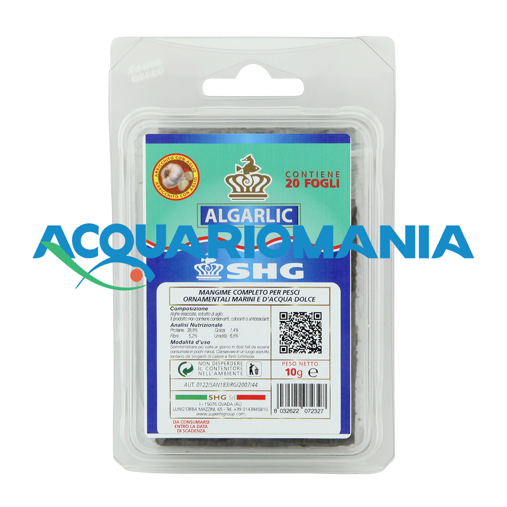 Shg Algarlic Alga marina con aglio a fogli 20pz