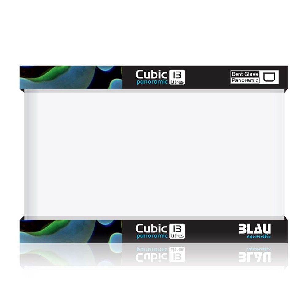 Blau Aquaristic Cubic 13 Panoramic Acquario 13lt 31x18x24hcm