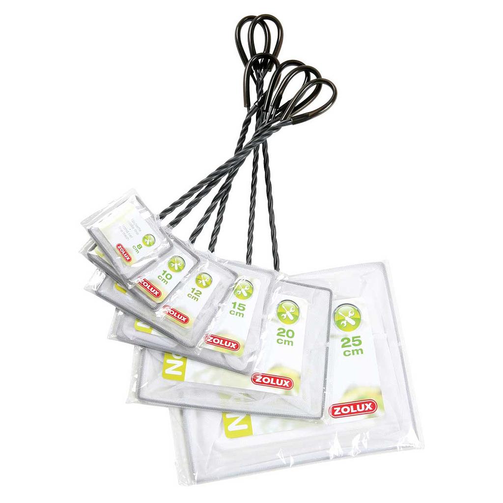 Zolux Retino maglia bianca fine 20 cm/60cm lunghezza