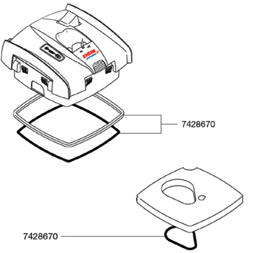 Eheim 7428670 Oring per Filtri esterni 2076 2078 Set di 3pz