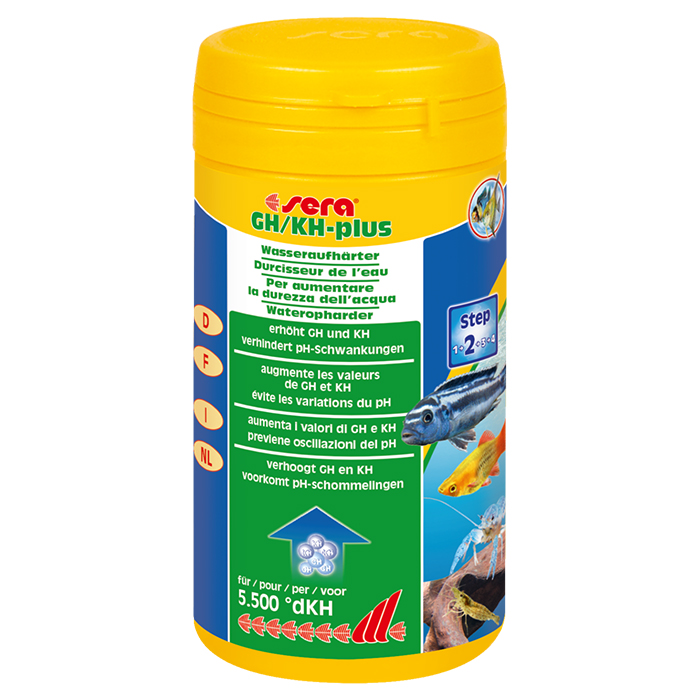 Sera GH/KH Plus in polvere 250ml 275gr
