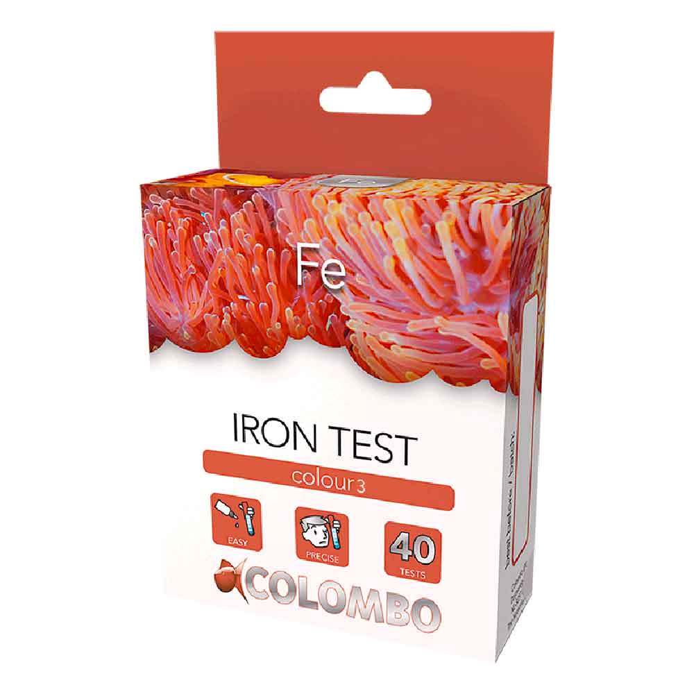 Colombo Test Iron FE Ferro per acquario marino 40 misurazioni