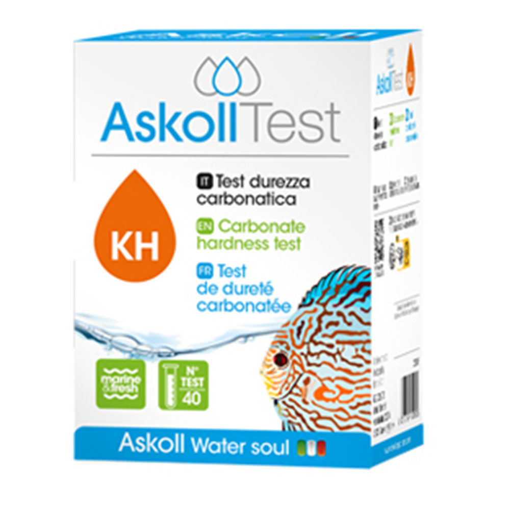 Askoll Test KH Alkalinità Acqua dolce e marina
