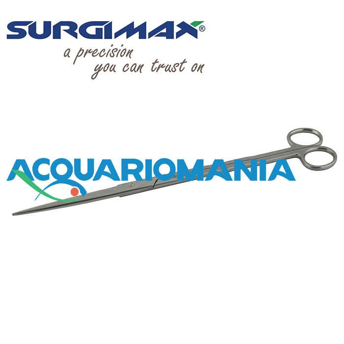Surgimax Forbici con punta dritta in Carburo di Tungsteno alta qualità 25cm