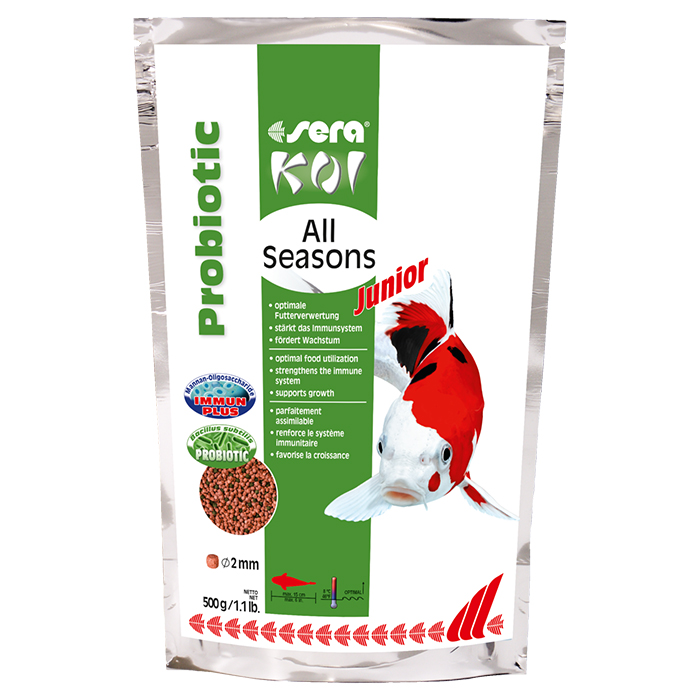 Sera Koi Junior All Seasons Probiotic Mangime speciale 500g