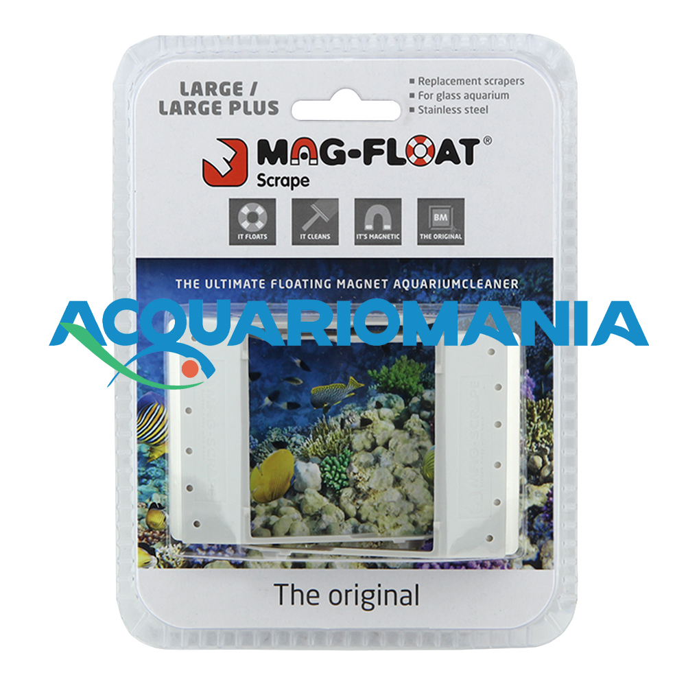 Mag Float Scrape Lame di ricambio per Calamite Large/Large Plus 2pz