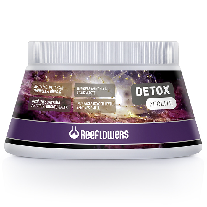 ReeFlowers Detox Zeolite Elimina ammoniaca e organico 500ml 500g per circa 300 litri
