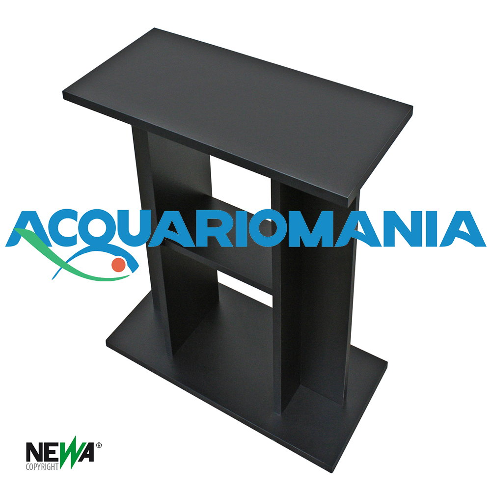 Newa Supporto per Acquario Hobby 60 e Mirabello 60/70 Nero