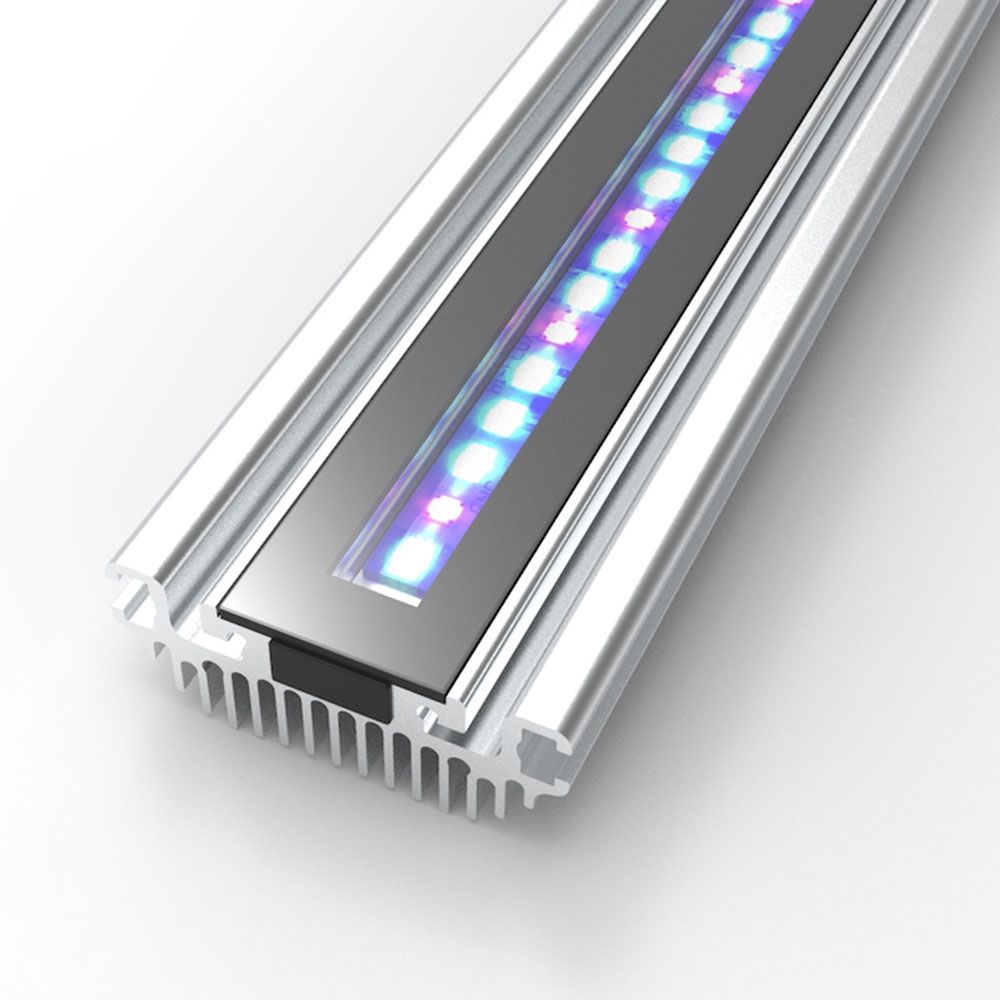 Gnc SilverMoon Actinic 590mm Barra a Led per Acquari Marini di Barriera 532x50x27cm 26W