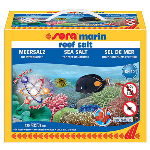 Sera Marin Reef Salt per acquari di barriera 3,9 Kg per 120 l
