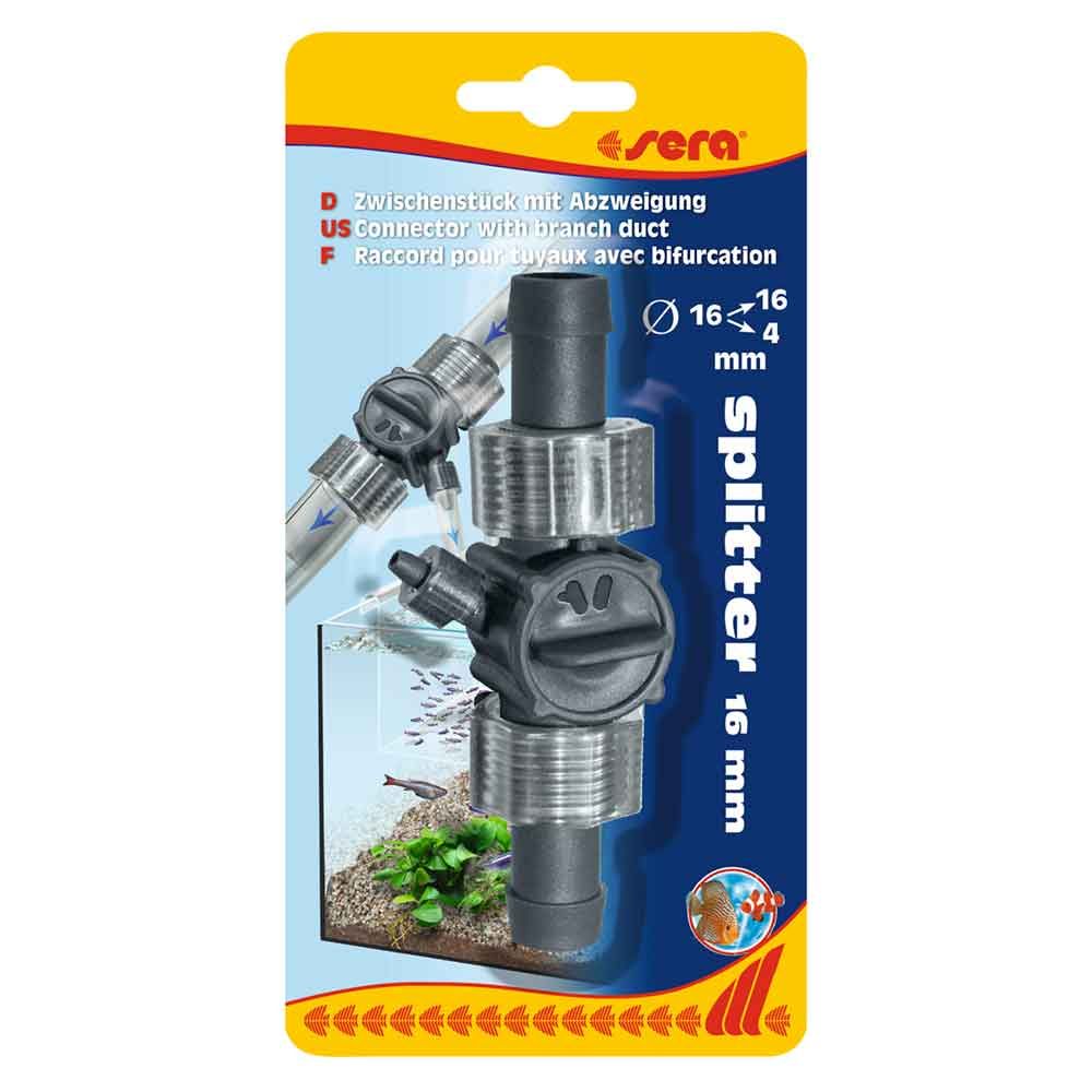 Sera Splitter 16mm Raccordo deviatore da 16/22mm a 4/6mm