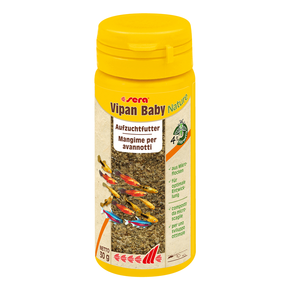 Sera Vipan Baby Nature Micro scaglie per avanotti 50ml 30g