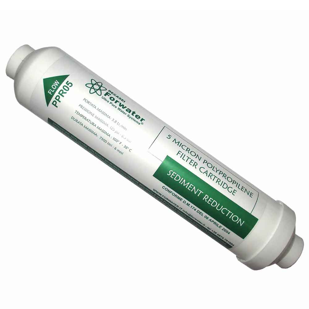 Forwater PPR05 Cartuccia Sedimenti 5mcr in linea