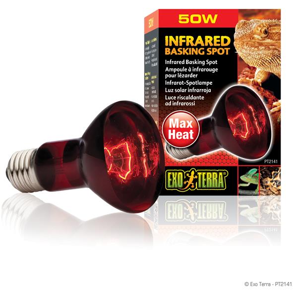 Exoterra Infrared Basking Spot Luce riscaldante ad Infrarossi 50W