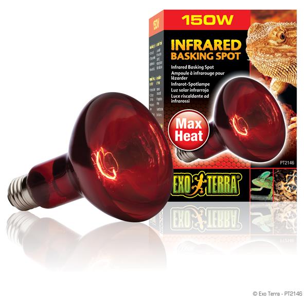 Exoterra Infrared Basking Spot Luce riscaldante ad Infrarossi 150W