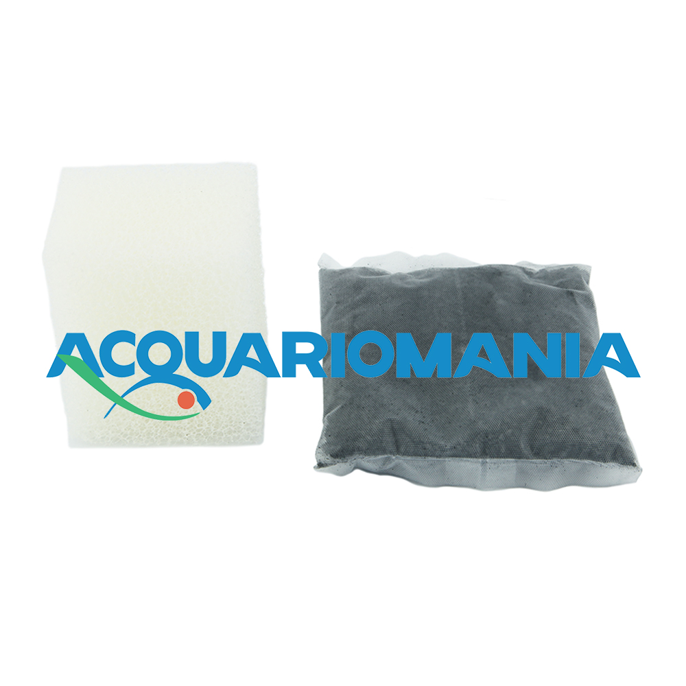 Askoll Spugna e carbone per filtro Aqua Clear mini e Fluval Edge