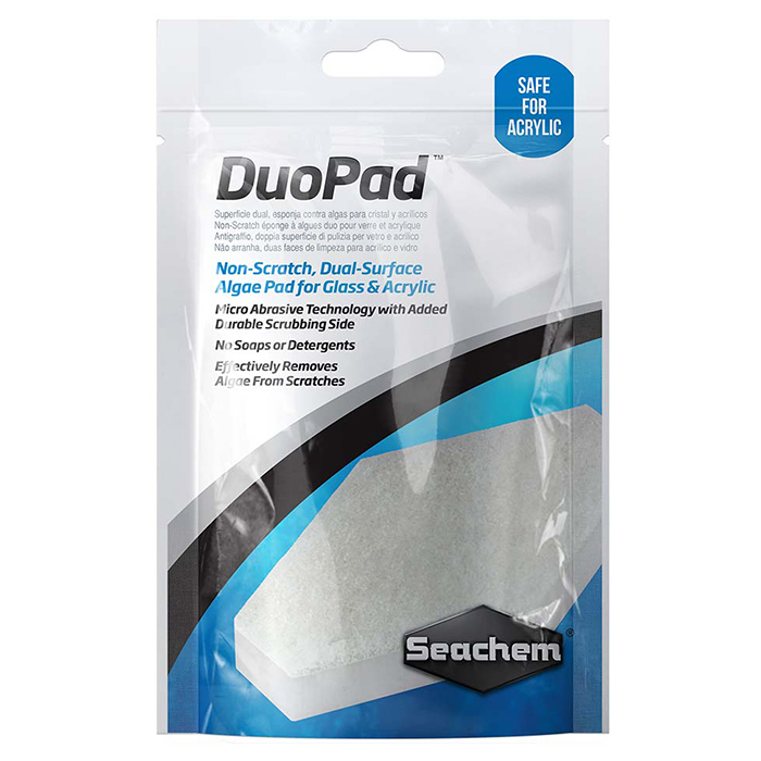 Seachem Duo Pad 25mm Spugna antigraffio a doppia superficie per vetro e acrilico 1pz