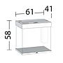 Juwel Acquario Lido 120 Litri LED Nero 61L x 41 x 58H cm