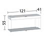 Juwel Acquario Rio 240 Litri LED Faggio 121x41x55H cm
