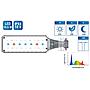 Amtra Orion Led Black Plafoniera a Led 10.5W Nero