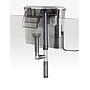 Beta Kit Line Nano 40 Acquario in Extrachiaro con Filtro Lampada Led e Riscaldatore 40x40x30h cm 36 litri