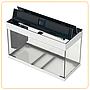 Ferplast Acquario Dubai 100 Led Nero 101x41x h 53 cm 190 l