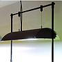 Wyin Supporto sospensione plafoniere per acquario bianco 90cm