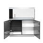 Oase HighLine Room Divider Acquario con Supporto Bianco 302 litri