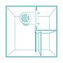 Aqpet Reef Kubic 50 Marine Complete Acquario con Supporto Nero 125L