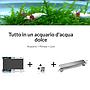 Blau Aquaristic Cubic 80 All in One 80lt Dolce Nero 62x36x36hcm
