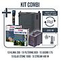 Amtra Acquario Alux Bianco Combi con Mobile 220L 90x45x148h cm