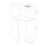 Nyos OPUS 330 G2 Slim Line Bianco Acquario Marino Reef 90x55x53h cm