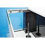 Oase Acquario HighLine 125 Optiwhite con Supporto Antracite 50x50x157h cm