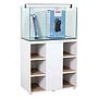 Zolux Acquario Aqua IdroMax Bianco 160 Completo con Supporto 83,5x45x130h cm