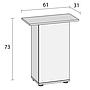 Juwel Supporto Primo 60/70 Led Nero con anta apribile 61x31x73h cm