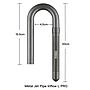 Chihiros Metal Inflow Pro Metal Jet Pipe L per filtri esterni 16/22mm