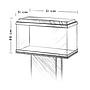 Juwel Acquario Primo 70 Litri Led Bianco mis. 61x31x44H cm