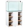 Zolux Acquario Aqua IdroMax Bianco 160 Completo con Supporto 83,5x45x130h cm